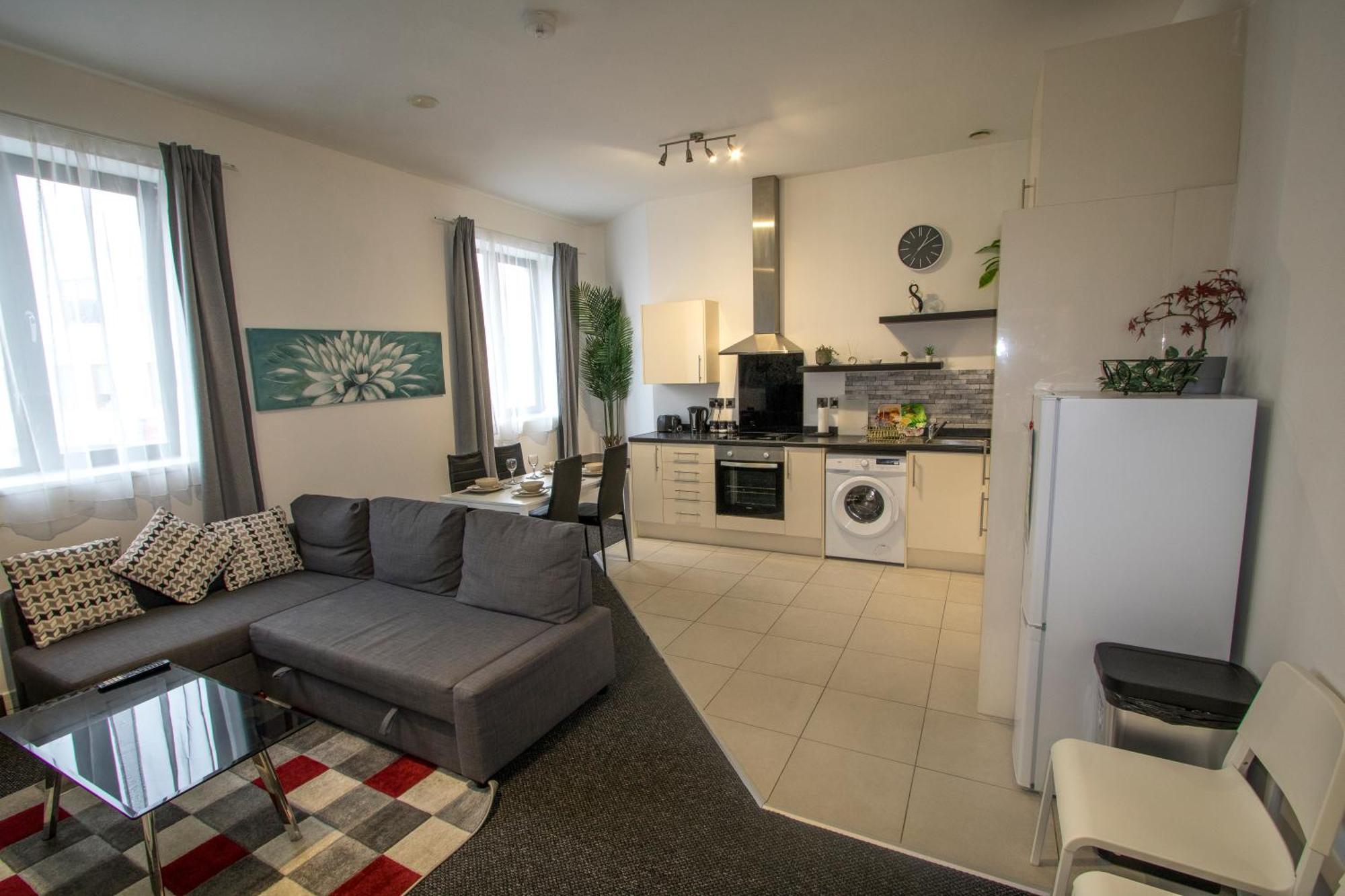 Ideal For Groups - 2 Bedroom Apartment - Free Parking, Transit Links, Close To Stadiums Manchester Buitenkant foto